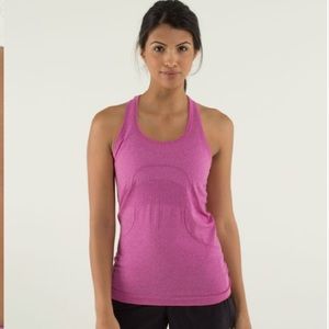 lululemon Swiftly Tech Racerback SZ 10 Fuchsia